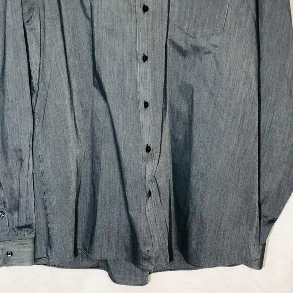 New York custom dress shirt long sleeve button down stripes size txx large READ - Picture 4 of 9